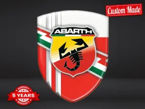 Fiat Abarth Pegatinas Ventana Personalizadas Estilo Máximo Moderno